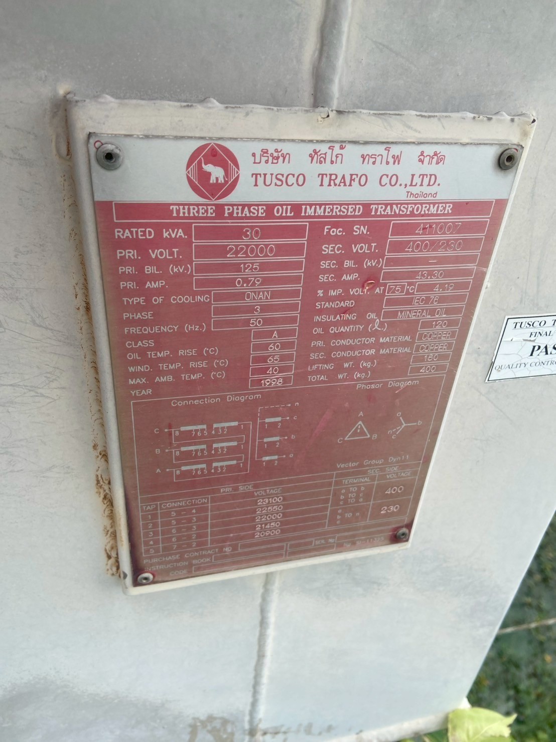 Nameplate